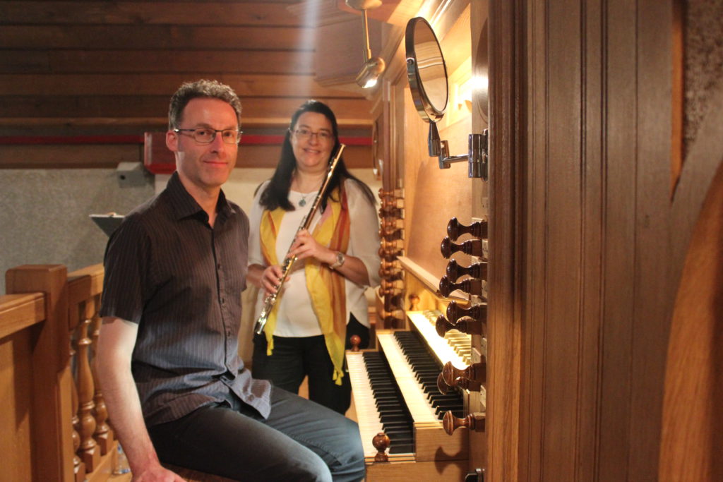Anne-Catherine Leissen-Botrel (flûte) et Loïc Georgeault (orgue)