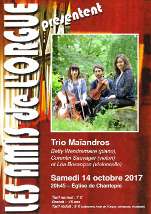 Affiche du concert Maïandros