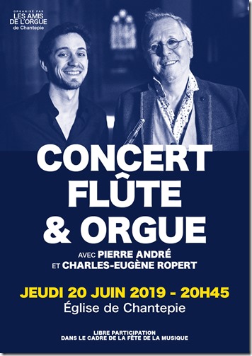 Affiche Flûte et Orgue 2019